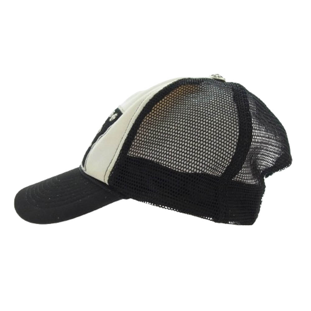CHROME HEARTS クロムハーツ（原本無） TRUCKER CAP オールド メッシュ トラッカー FUCKパッチ キャップ ブラック系【中古】