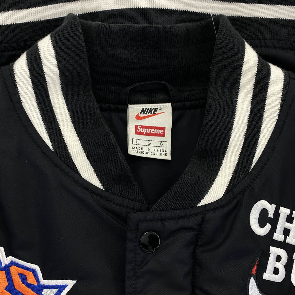 Supreme シュプリーム 18SS AO3631-010 Nike NBA Teams Warm-Up Jacket ナイキ NBAチームズ ウォーム アップ ジャケット ブラック系 L【中古】