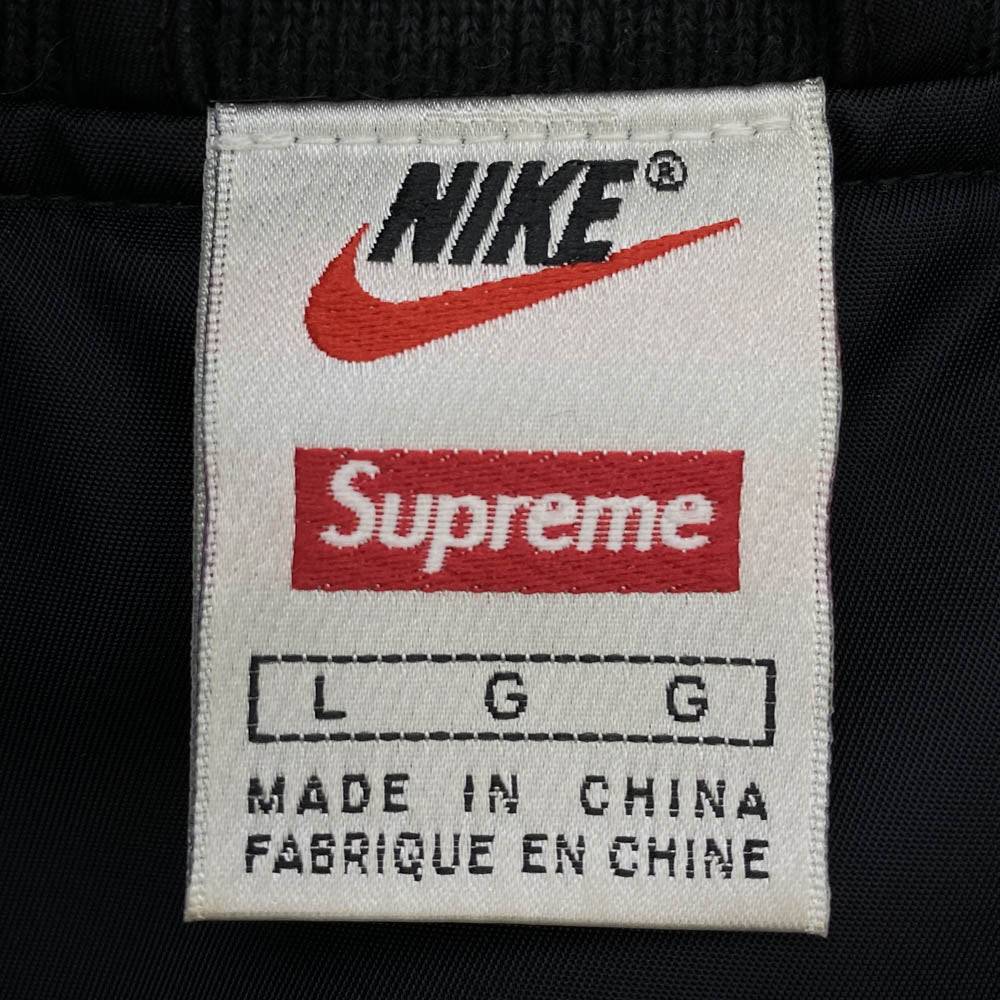Supreme シュプリーム 18SS AO3631-010 Nike NBA Teams Warm-Up Jacket ナイキ NBAチームズ ウォーム アップ ジャケット ブラック系 L【中古】