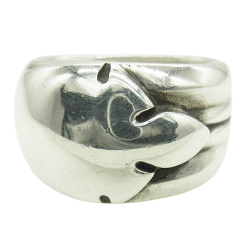 CHROME HEARTS クロムハーツ（原本無） FLEURKNEE SINGLE RING シングル フレアニー リング シルバー系 約16号【中古】