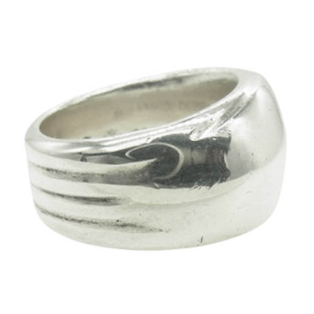 CHROME HEARTS クロムハーツ（原本無） FLEURKNEE SINGLE RING シングル フレアニー リング シルバー系 約16号【中古】