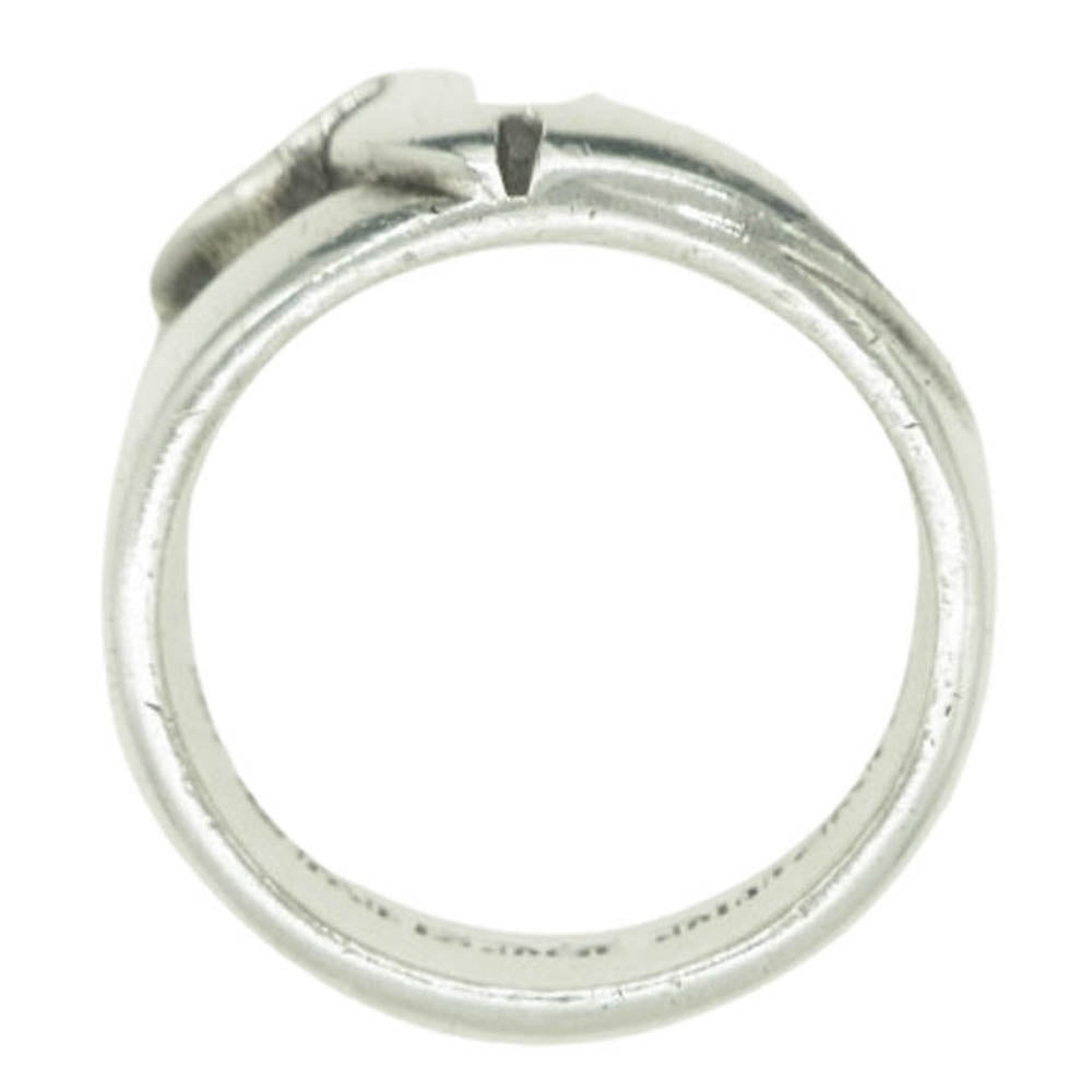 CHROME HEARTS クロムハーツ（原本無） FLEURKNEE SINGLE RING シングル フレアニー リング シルバー系 約16号【中古】