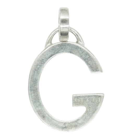 GUCCI グッチ Gイニシャル ペンダントトップ シルバー系【中古】