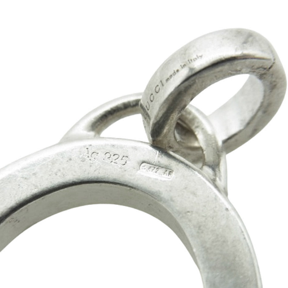 GUCCI グッチ Gイニシャル ペンダントトップ シルバー系【中古】