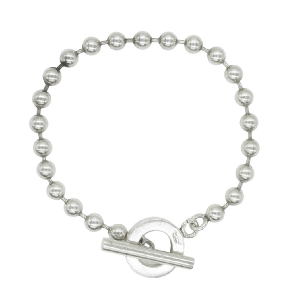 GUCCI グッチ ボールチェーン ブレスレット シルバー系【中古】