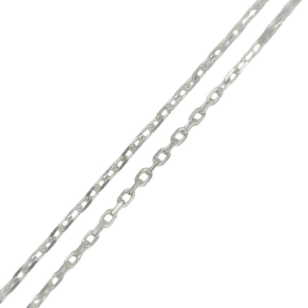 GUCCI グッチ スクエア プレート ネックレス シルバー系【中古】