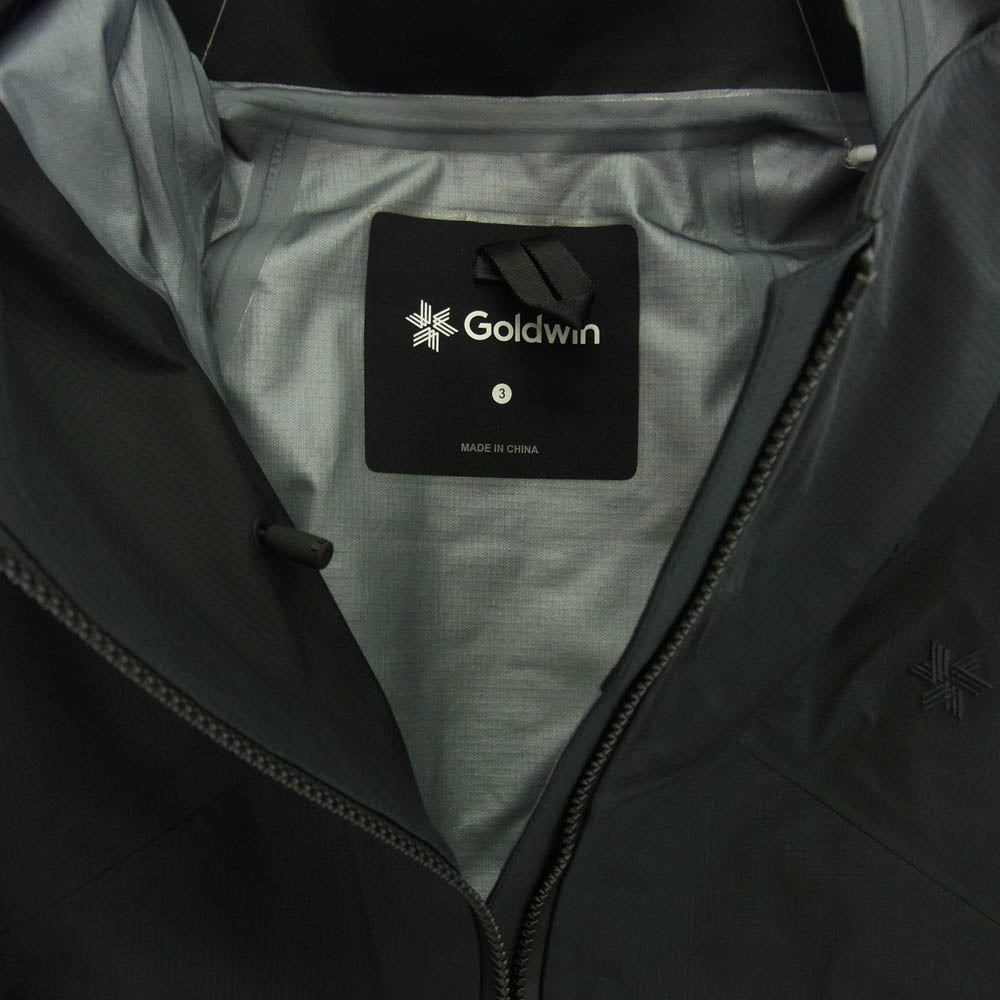 Goldwin ゴールドウィン GL05140 GORE-TEX 3L Jacket ゴアテックス スリーレイヤー ジャケット ブラック系 Lサイズ【新古品】【未使用】【中古】