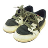 NIKE ナイキ フェイクバスターズ鑑定済×Travis Scott Air Jordan 1 Low OG Medium Olive トラヴィススコット エアジョーダン1 ロー OG スニーカー カーキ系 15cm【中古】