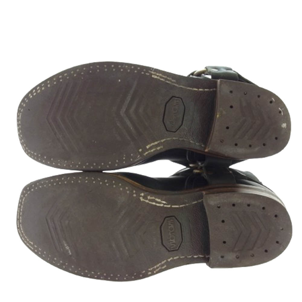 WESCO ウエスコ WESTERN BOSS ウエスタンボス スクエアトゥ ノンスチール エンジニア ブーツ 90周年刻印 ブラック系 9.5E【中古】