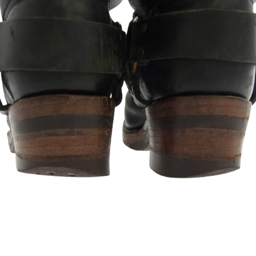 WESCO ウエスコ WESTERN BOSS ウエスタンボス スクエアトゥ ノンスチール エンジニア ブーツ 90周年刻印 ブラック系 9.5E【中古】