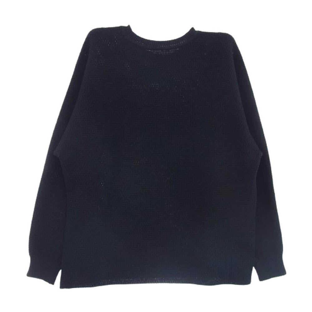 HOMME PLISSE ISSEY MIYAKE オム プリッセ イッセイミヤケ HP13KN253 オーバーサイズ ニット セーター ネイビー系【中古】