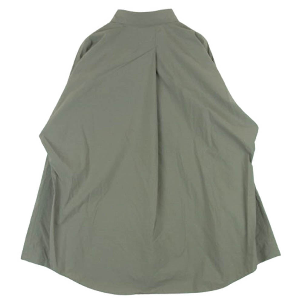 HOMME PLISSE ISSEY MIYAKE オム プリッセ イッセイミヤケ 25SS HP51FJ317 STREAMLINE SHIRT ストリームライン レギュラーカラー 長袖 シャツ グレー系 3【中古】