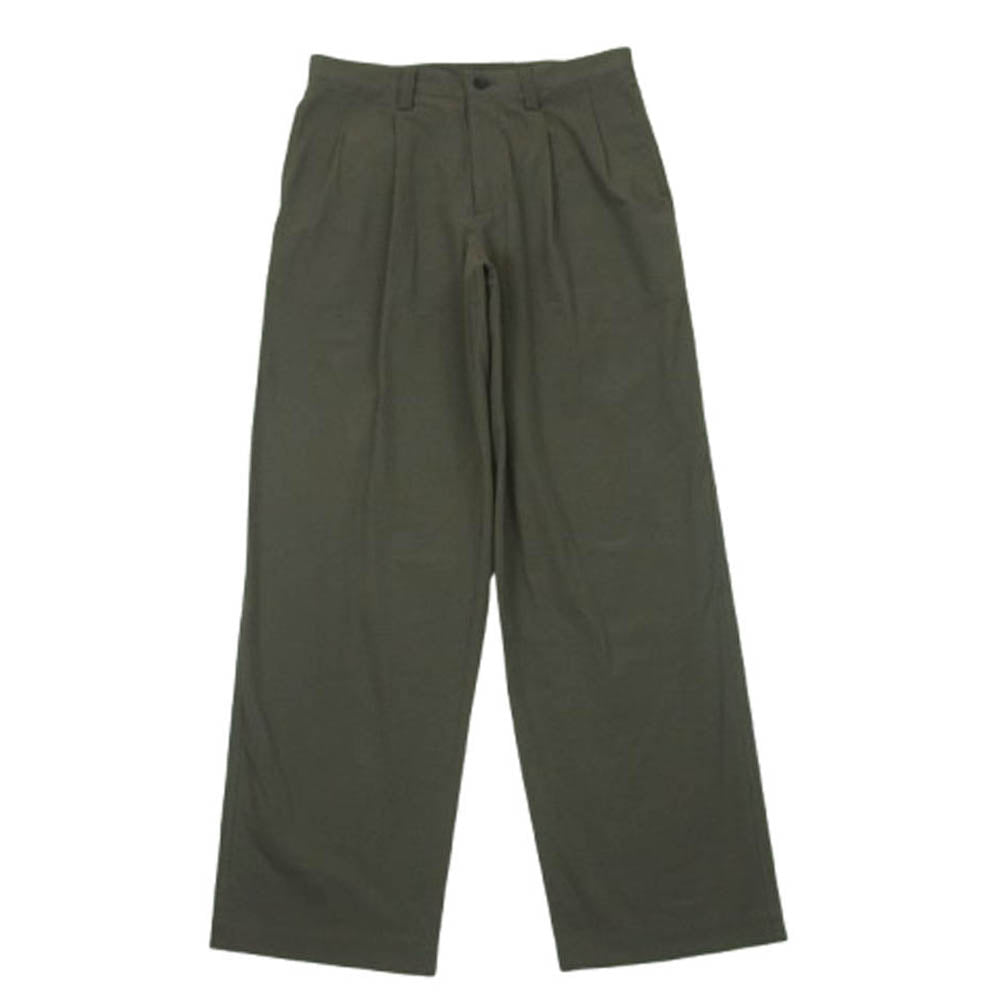 ISSEY MIYAKE イッセイミヤケ 25SS LA53FF084 IM MEN アイムメン オーガニックコットン100％ ワッシャータンブラー加工 ストレート パンツ チャコール系 2【中古】