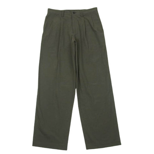 ISSEY MIYAKE イッセイミヤケ 25SS LA53FF084 IM MEN アイムメン オーガニックコットン100％ ワッシャータンブラー加工 ストレート パンツ チャコール系 2【中古】