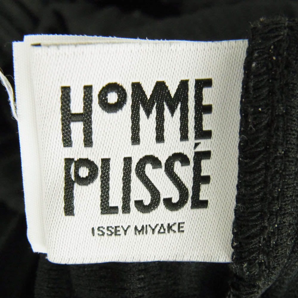 HOMME PLISSE ISSEY MIYAKE オム プリッセ イッセイミヤケ 25SS HP51JL116 MONTHLY COLOR APRIL マンスリーカラー エイプリル プリーツ加工 カーディガン ノーカラージャケット ブラック系【中古】