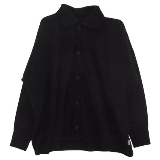 HOMME PLISSE ISSEY MIYAKE オム プリッセ イッセイミヤケ 25SS HP51JC111 MONTHLY COLOR MARCH マンスリーカラー コーチジャケット ブルゾン ブラック系【中古】