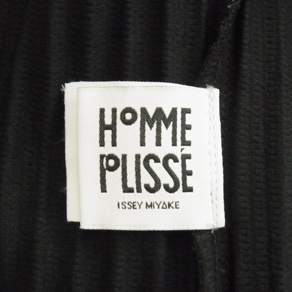 HOMME PLISSE ISSEY MIYAKE オム プリッセ イッセイミヤケ 25SS HP51JC111 MONTHLY COLOR MARCH マンスリーカラー コーチジャケット ブルゾン ブラック系【中古】