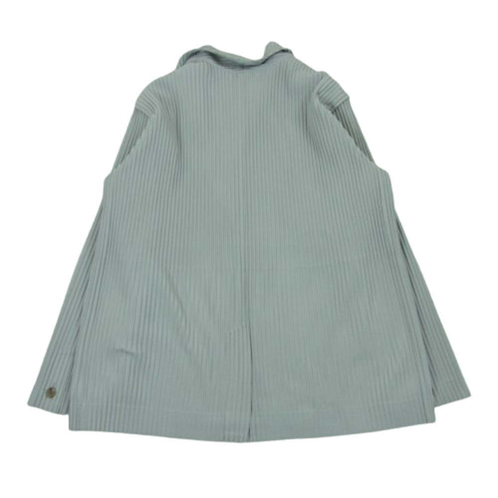 HOMME PLISSE ISSEY MIYAKE オム プリッセ イッセイミヤケ HP55JD201 BASICS ベーシック プリーツ加工 テーラード ジャケット グレー系 3【中古】