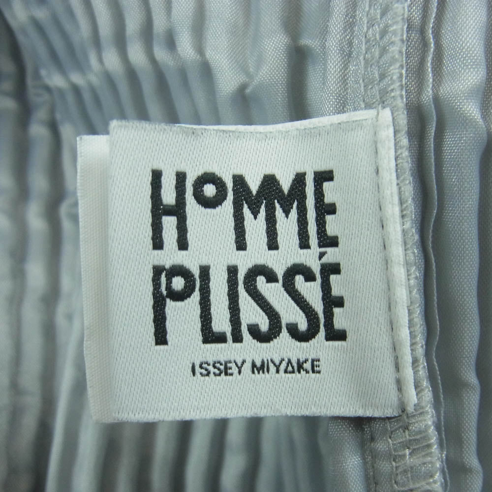 HOMME PLISSE ISSEY MIYAKE オム プリッセ イッセイミヤケ HP55JD201 BASICS ベーシック プリーツ加工 テーラード ジャケット グレー系 3【中古】
