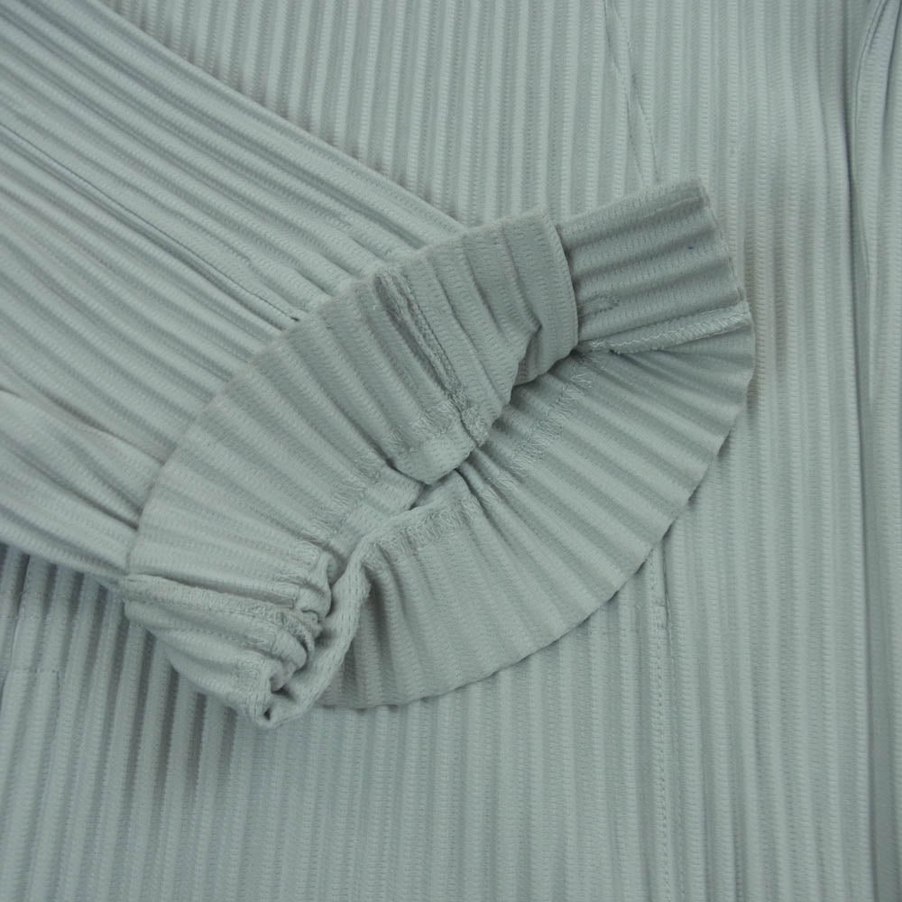 HOMME PLISSE ISSEY MIYAKE オム プリッセ イッセイミヤケ HP55JD201 BASICS ベーシック プリーツ加工 テーラード ジャケット グレー系 3【中古】