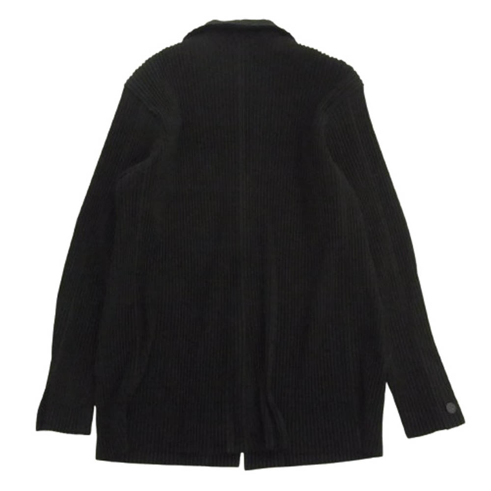 HOMME PLISSE ISSEY MIYAKE オム プリッセ イッセイミヤケ HP55JD401 BASICS ベーシック プリーツ加工 テーラードジャケット ブラック ブラック系【中古】
