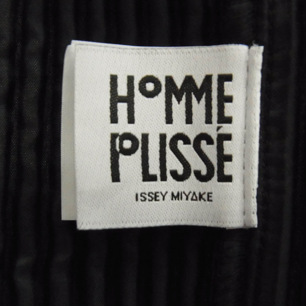 HOMME PLISSE ISSEY MIYAKE オム プリッセ イッセイミヤケ HP55JD401 BASICS ベーシック プリーツ加工 テーラードジャケット ブラック ブラック系【中古】