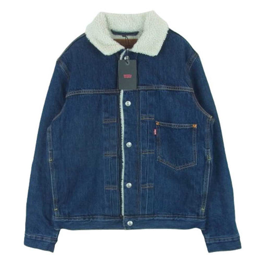 Levi's リーバイス A48820011 シェルパ トラッカー デニム ジャケット インディゴブルー系 S【極上美品】【中古】