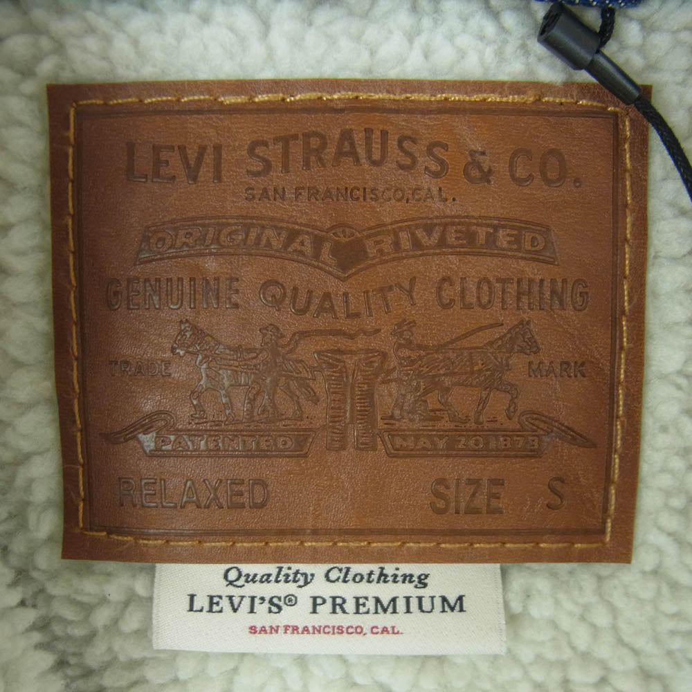 Levi's リーバイス A48820011 シェルパ トラッカー デニム ジャケット インディゴブルー系 S【極上美品】【中古】