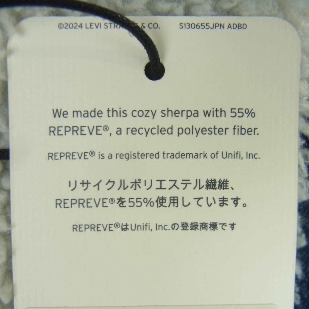 Levi's リーバイス A48820011 シェルパ トラッカー デニム ジャケット インディゴブルー系 S【極上美品】【中古】