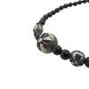 CHROME HEARTS クロムハーツ（原本無） 4ｍｍ BEAD ビーズ ブレスレット シルバーパーツ4 ブラック ブラック系 シルバー系【中古】