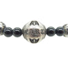 CHROME HEARTS クロムハーツ（原本無） 4ｍｍ BEAD ビーズ ブレスレット シルバーパーツ4 ブラック ブラック系 シルバー系【中古】