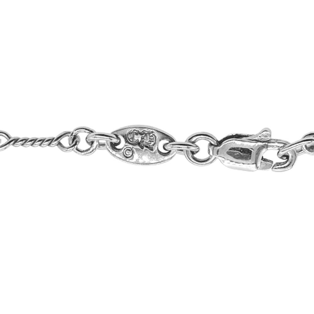 CHROME HEARTS クロムハーツ（原本無） 18KWG NECKCHAIN T18 ツイストチェーン 18inch 18インチ シルバー系【中古】
