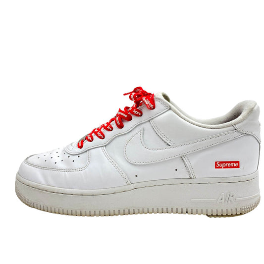 Supreme シュプリーム CU9225-100 × Nike ナイキ Air Force 1 Low White エアフォース1 ローカットスニーカー ホワイト系 27.5cm【中古】