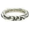 CHROME HEARTS クロムハーツ（原本無） SCRL BAND スクロールバンドリング シルバー系 11.5号【中古】