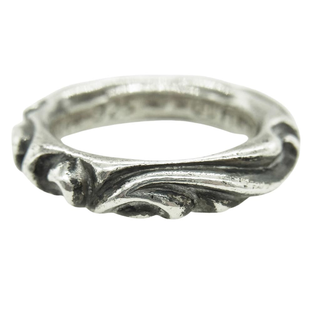 CHROME HEARTS クロムハーツ（原本無） SCRL BAND スクロールバンドリング シルバー系 11.5号【中古】