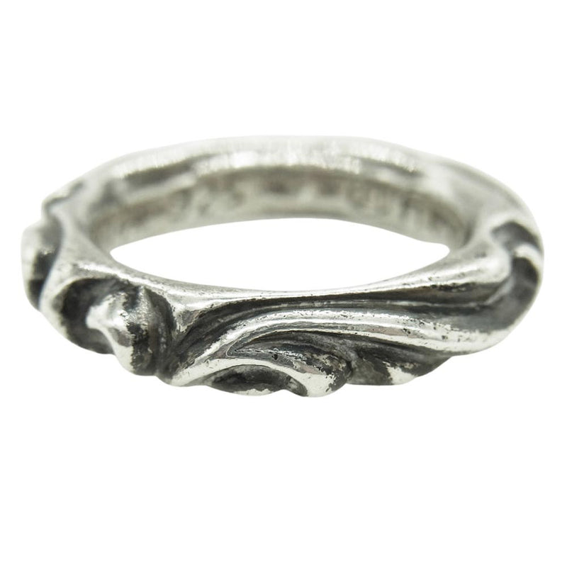 クロムハーツ スクロールバンドリング US3号 シルバー クロム