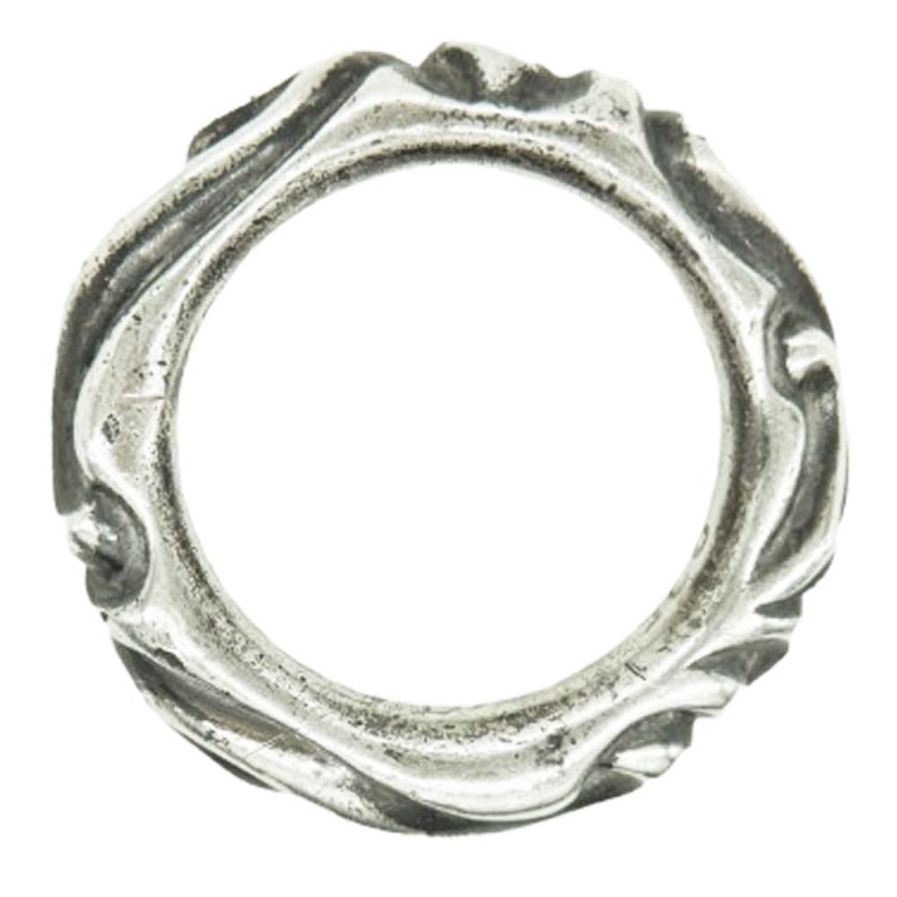 CHROME HEARTS クロムハーツ（原本無） SCRL BAND スクロールバンドリング シルバー系 11.5号【中古】