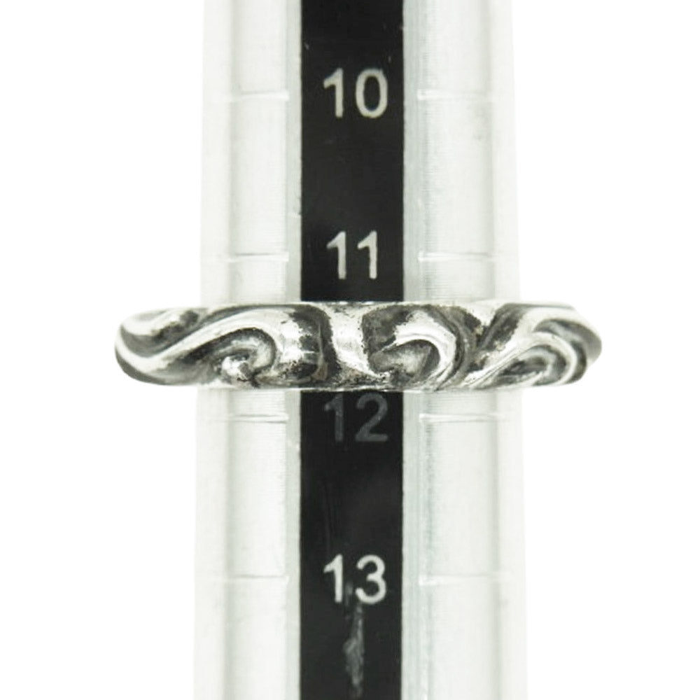 CHROME HEARTS クロムハーツ（原本無） SCRL BAND スクロールバンドリング シルバー系 11.5号【中古】