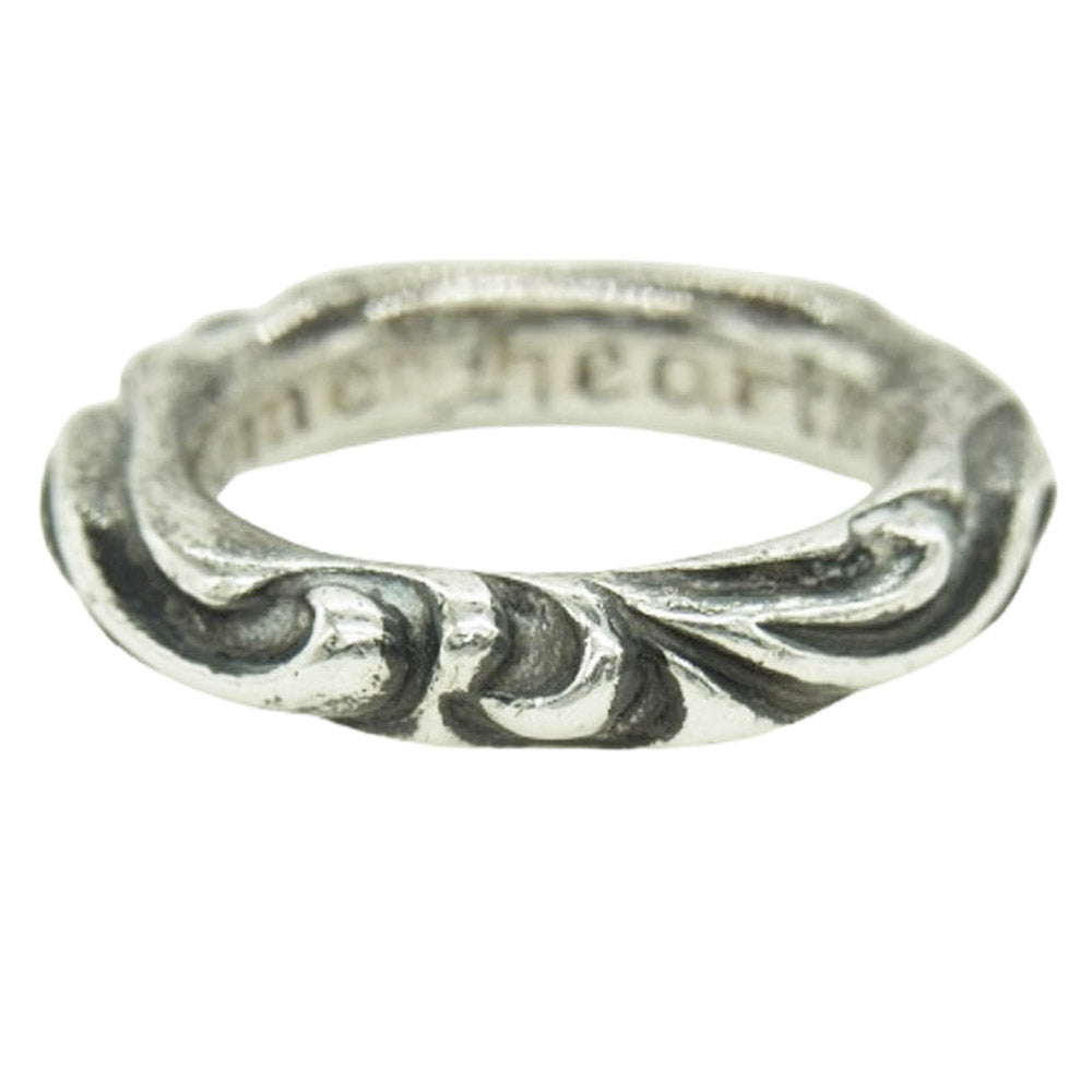 CHROME HEARTS クロムハーツ（原本無） SCRL BAND スクロールバンドリング シルバー系 12号【中古】