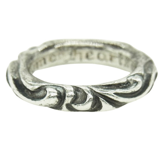 CHROME HEARTS クロムハーツ（原本無） SCRL BAND スクロールバンドリング シルバー系 12号【中古】