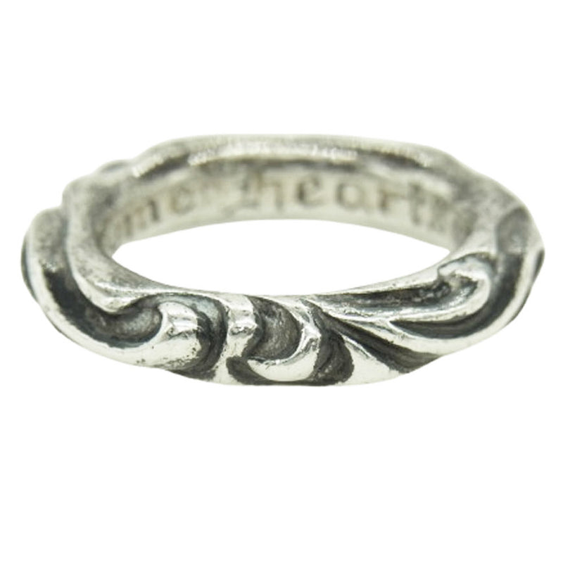 CHROME HEARTS クロムハーツ（原本無） SCRL BAND スクロールバンドリング シルバー系 12号【中古】