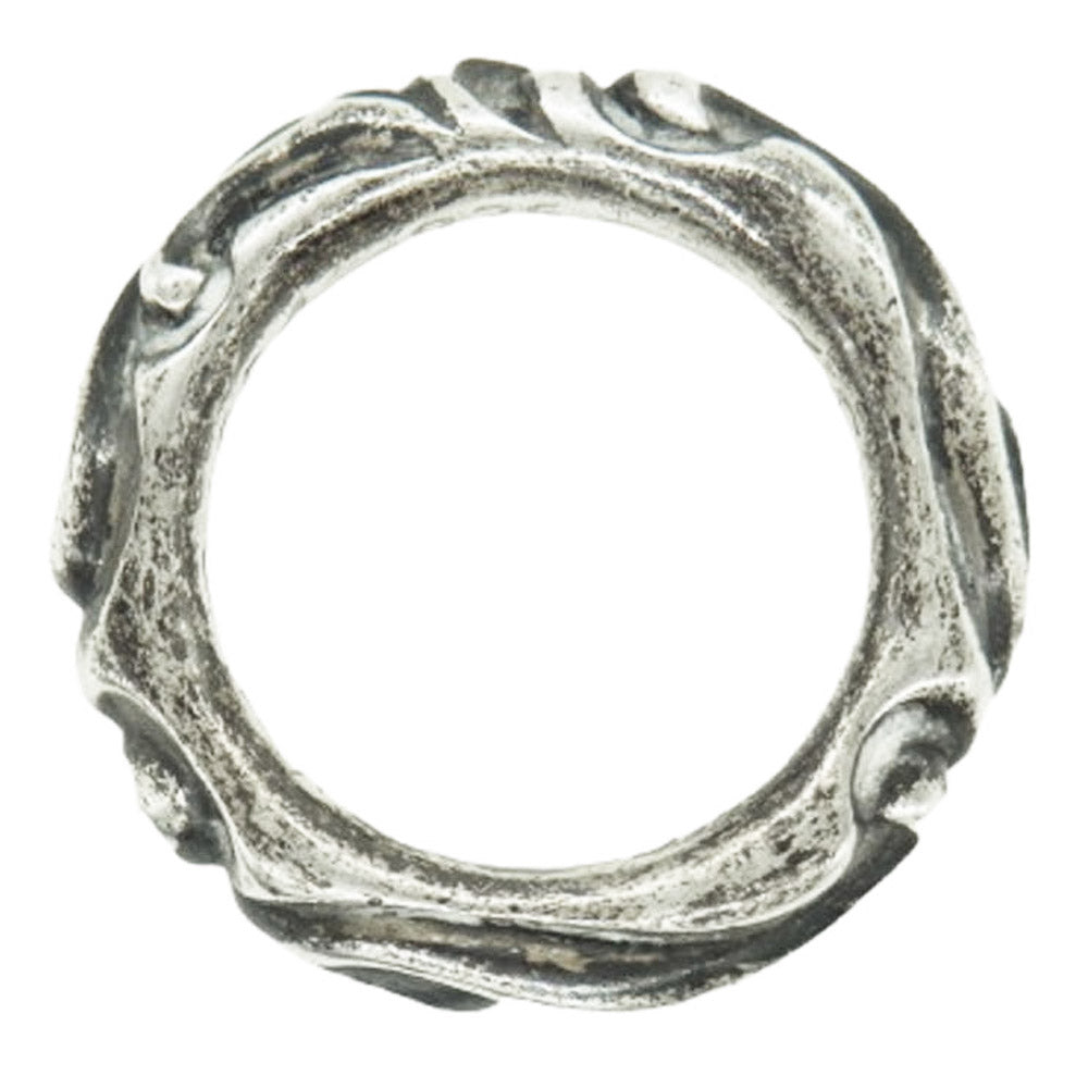 CHROME HEARTS クロムハーツ（原本無） SCRL BAND スクロールバンドリング シルバー系 12号【中古】