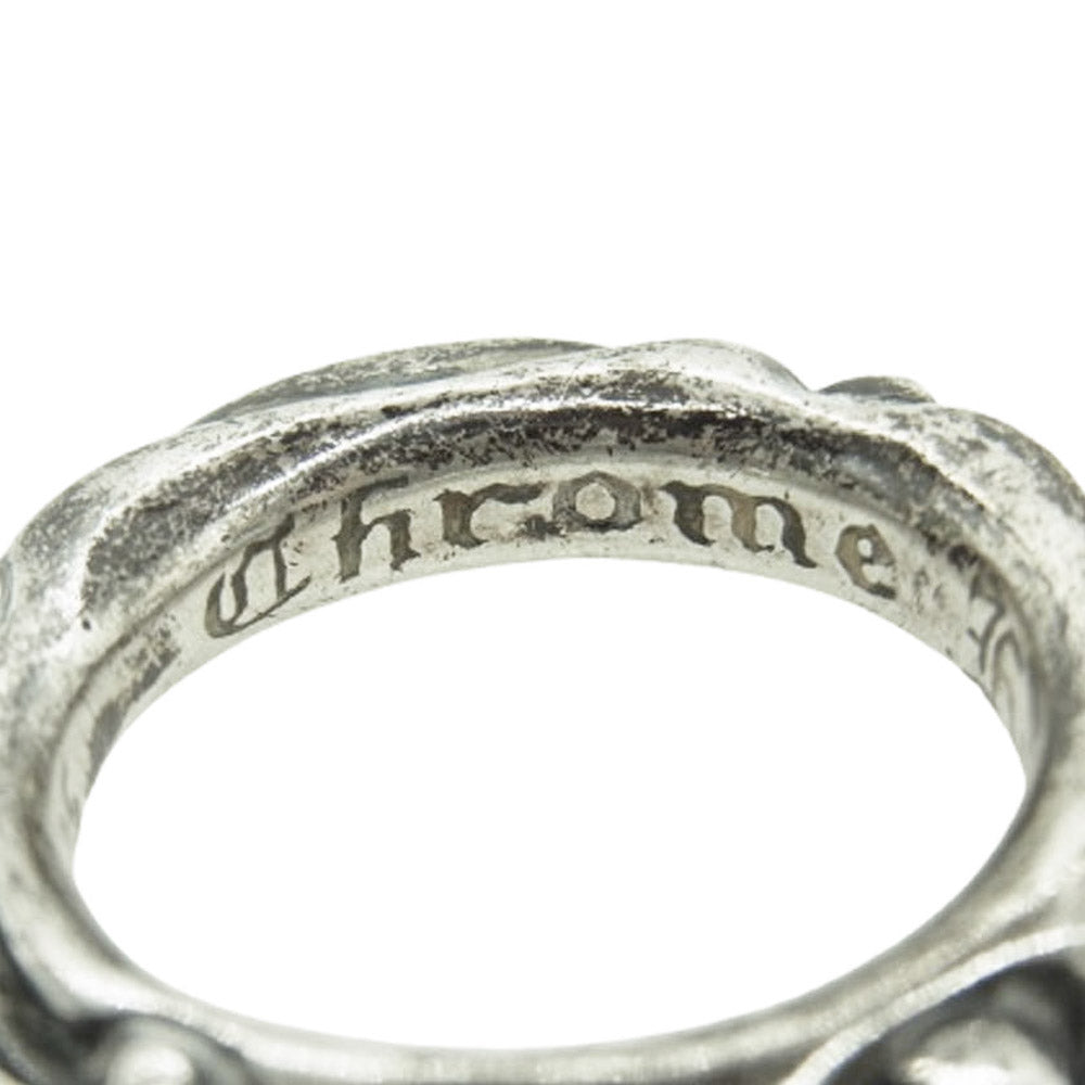CHROME HEARTS クロムハーツ（原本無） SCRL BAND スクロールバンドリング シルバー系 12号【中古】