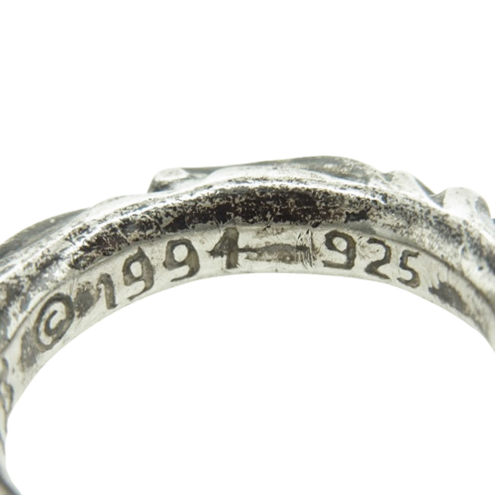 CHROME HEARTS クロムハーツ（原本無） SCRL BAND スクロールバンドリング シルバー系 12号【中古】