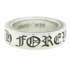 CHROME HEARTS クロムハーツ（原本無） 6mm SPACER FOREVER 6mm スペーサー フォーエバー リング シルバー系 約12号【中古】