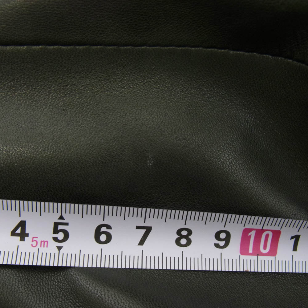 CHROME HEARTS クロムハーツ（原本無） バックフレアニー クロスボールボタン ウエスタン レザー シャツ ブラック系 S【中古】