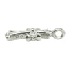 CHROME HEARTS クロムハーツ（原本無） PT TNY CRSF P DMND プラチナ タイニーファット パヴェダイヤ ペンダントトップ シルバー系【中古】