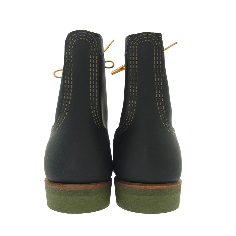 RED WING レッドウィング 4331 Iron Ranger w Green Sole アイアンレンジャー ウィズ グリーンソール ワークブーツ ブラック系 9.5D【極上美品】【中古】