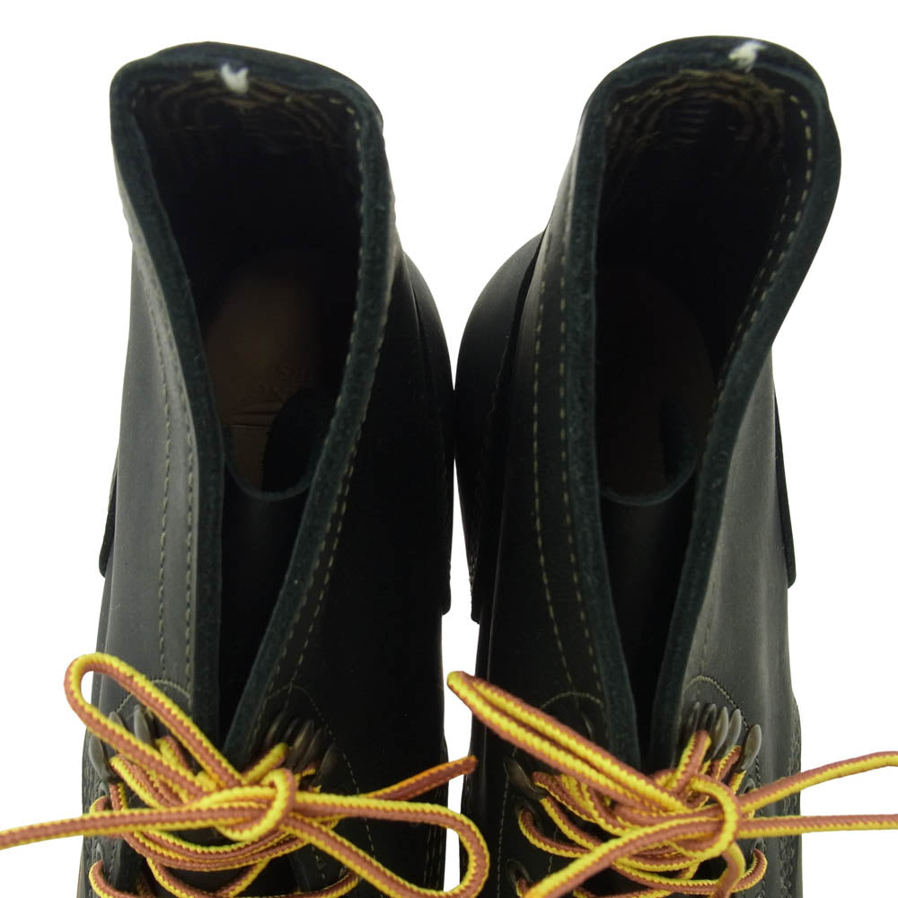 RED WING レッドウィング 4331 Iron Ranger w Green Sole アイアンレンジャー ウィズ グリーンソール ワークブーツ ブラック系 9.5D【極上美品】【中古】