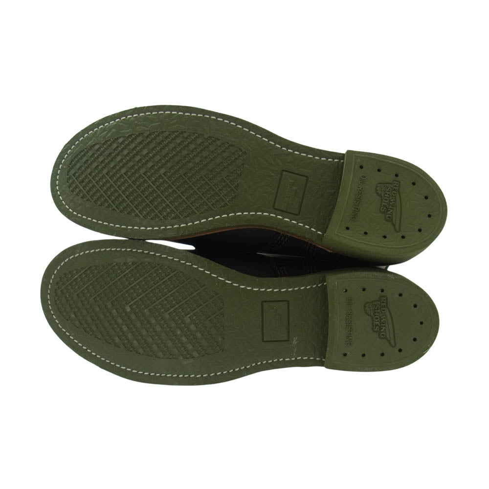 RED WING レッドウィング 4331 Iron Ranger w Green Sole アイアンレンジャー ウィズ グリーンソール ワークブーツ ブラック系 9.5D【極上美品】【中古】